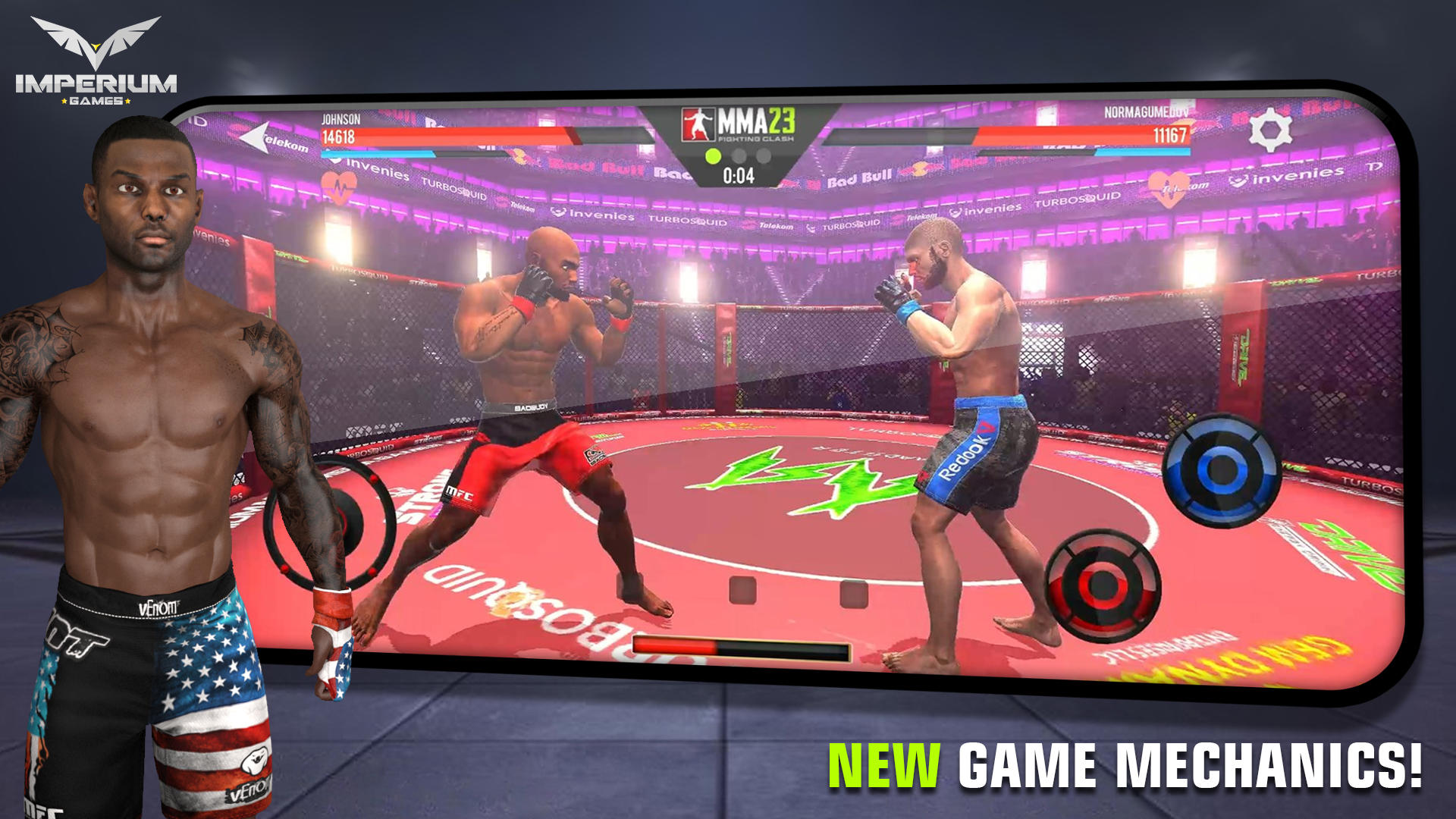 MMA - Fighting Clash 23 Game Screenshot