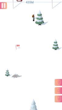 Скриншот игры Endless Mountain: A Snowboardi