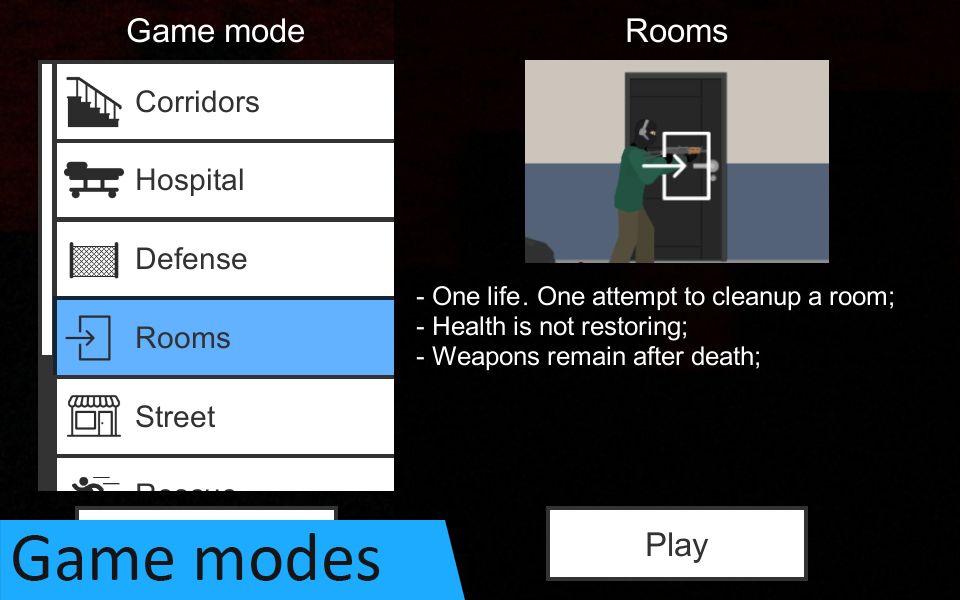 Screenshot 1 of Zombis planos: defensa y limpieza 2.0.5