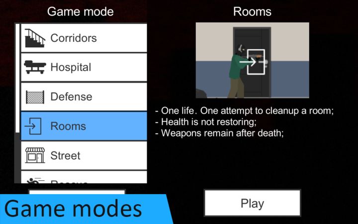 Screenshot 1 of Flat Zombies: Defense&Cleanup 2.0.5