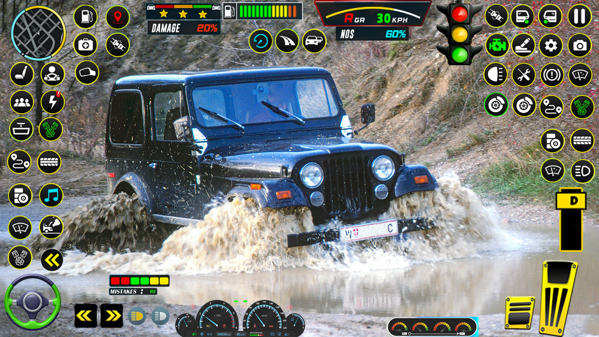 Mud Runner Jeep Games 3d ภาพหน้าจอเกม