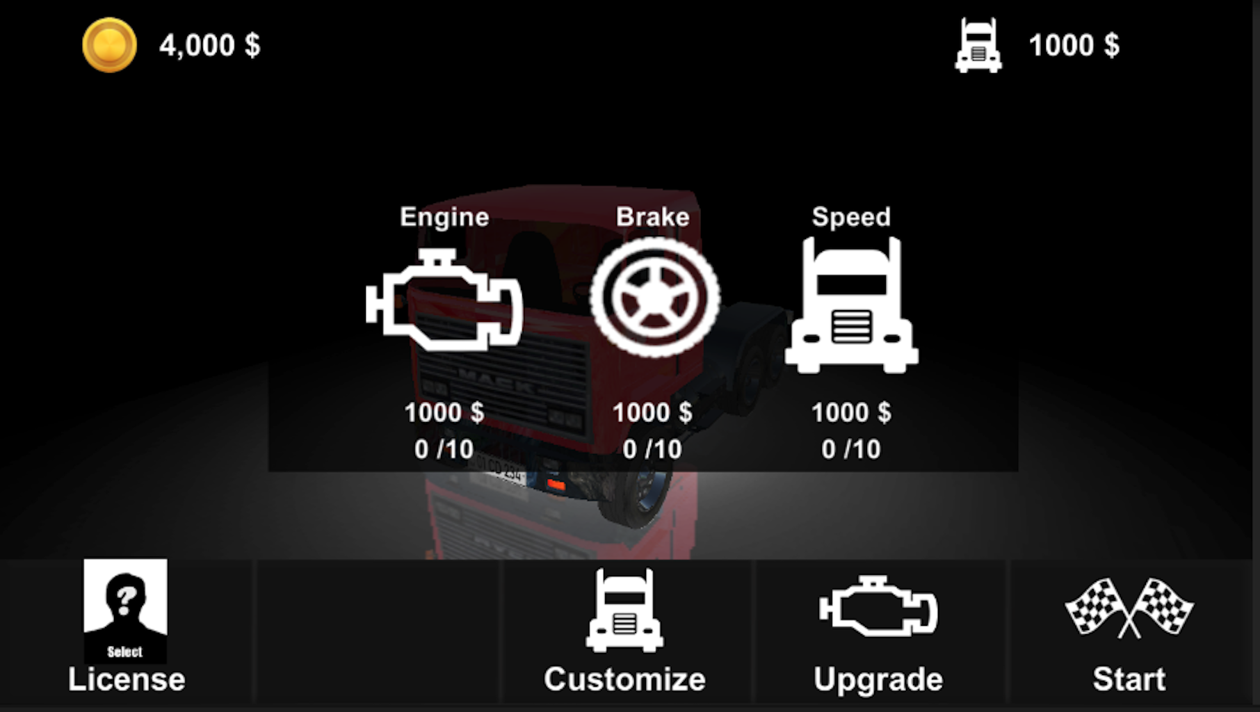 Truck Parking Simulator Game Screenshot