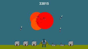 Captura de Tela do Jogo Missile Invaders