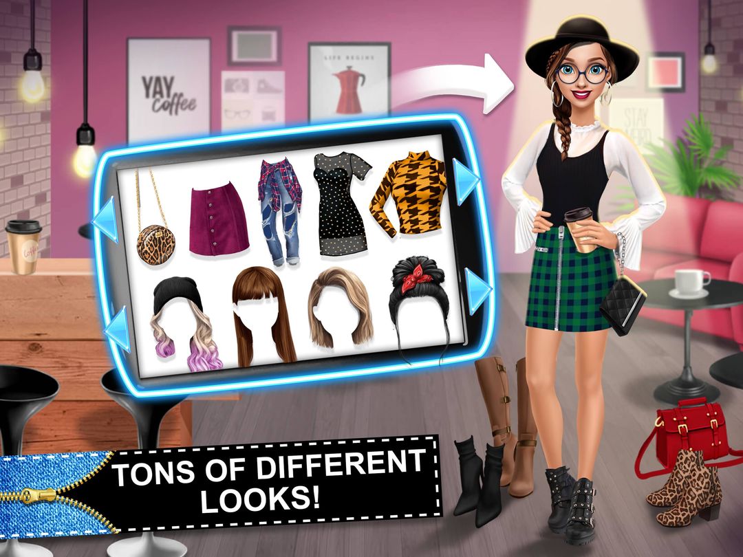 Hannah’s Fashion World - Dress Up & Makeup Salon 게임 스크린 샷