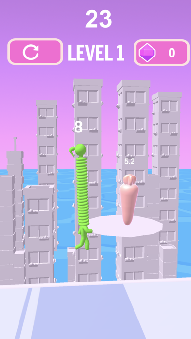 Neck Colorful Run Game Screenshot
