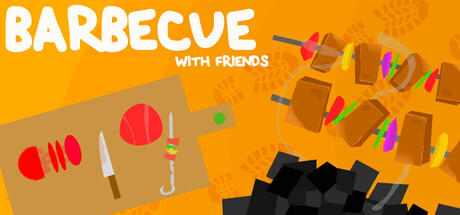 Banner of Barbecue with friends 