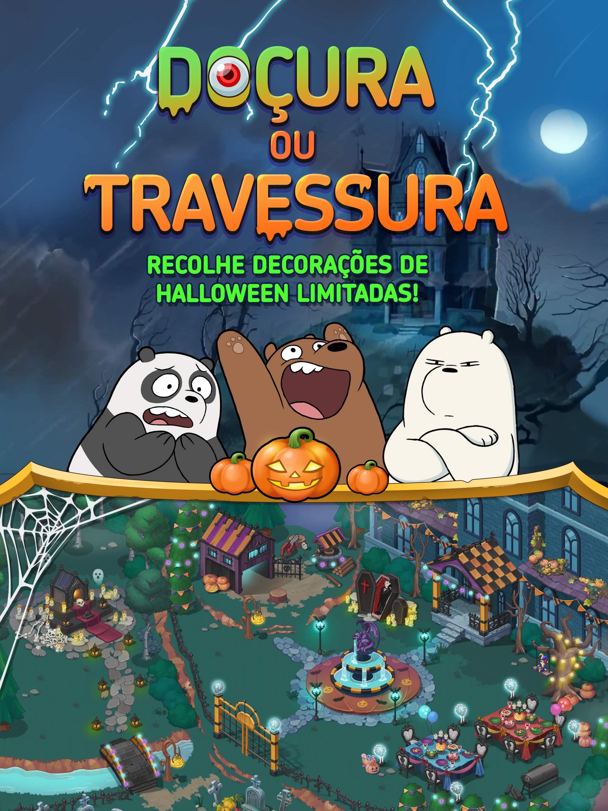Captura de Tela do Jogo We Bare Bears Match3 Repairs