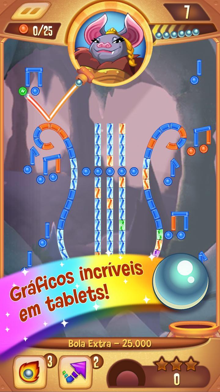 Captura de Tela do Jogo Peggle Blast