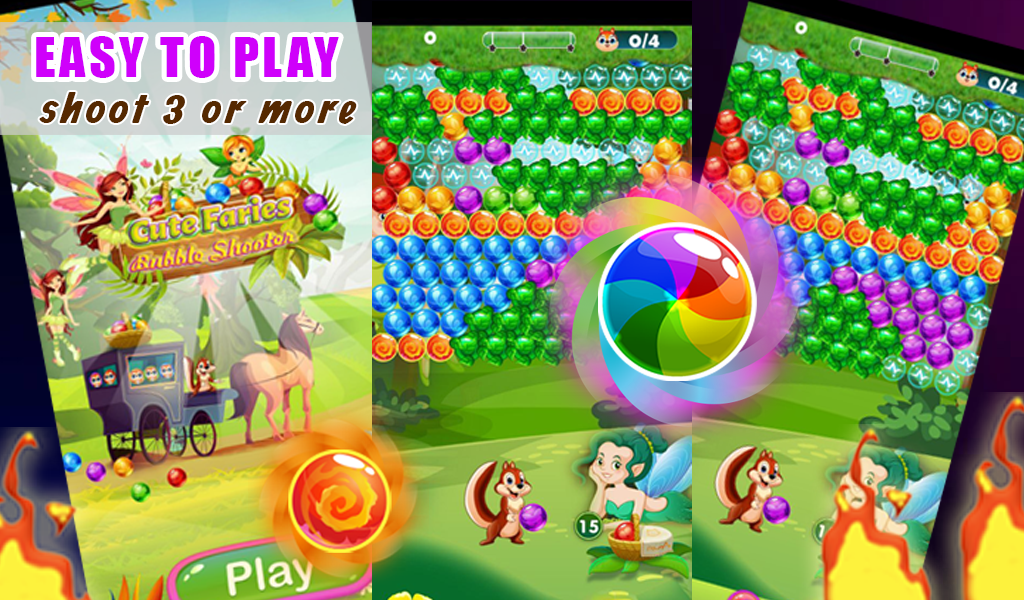 Screenshot of Bubble Shooter -Fairy