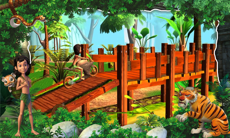 Mowgli Ramp Stunt Bike Game Game Screenshot