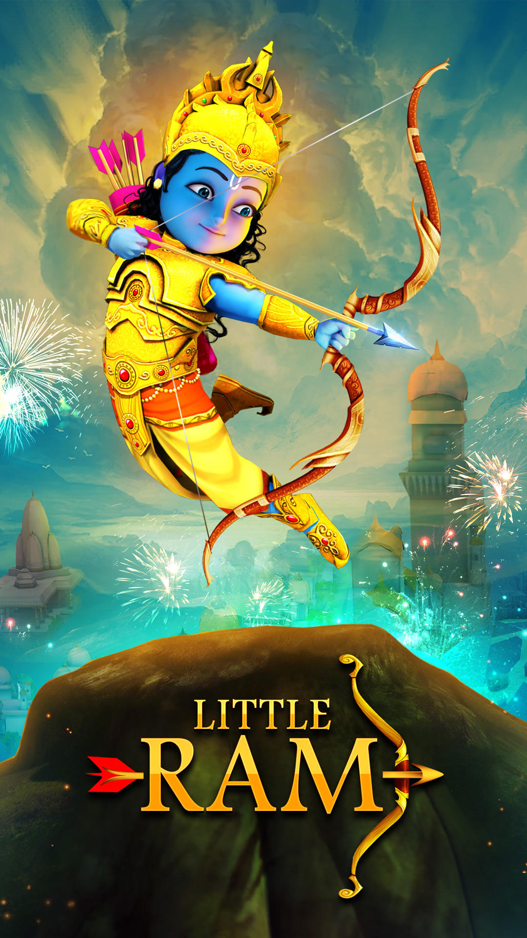 Little Ram - Ayodhya Run Game Screenshot