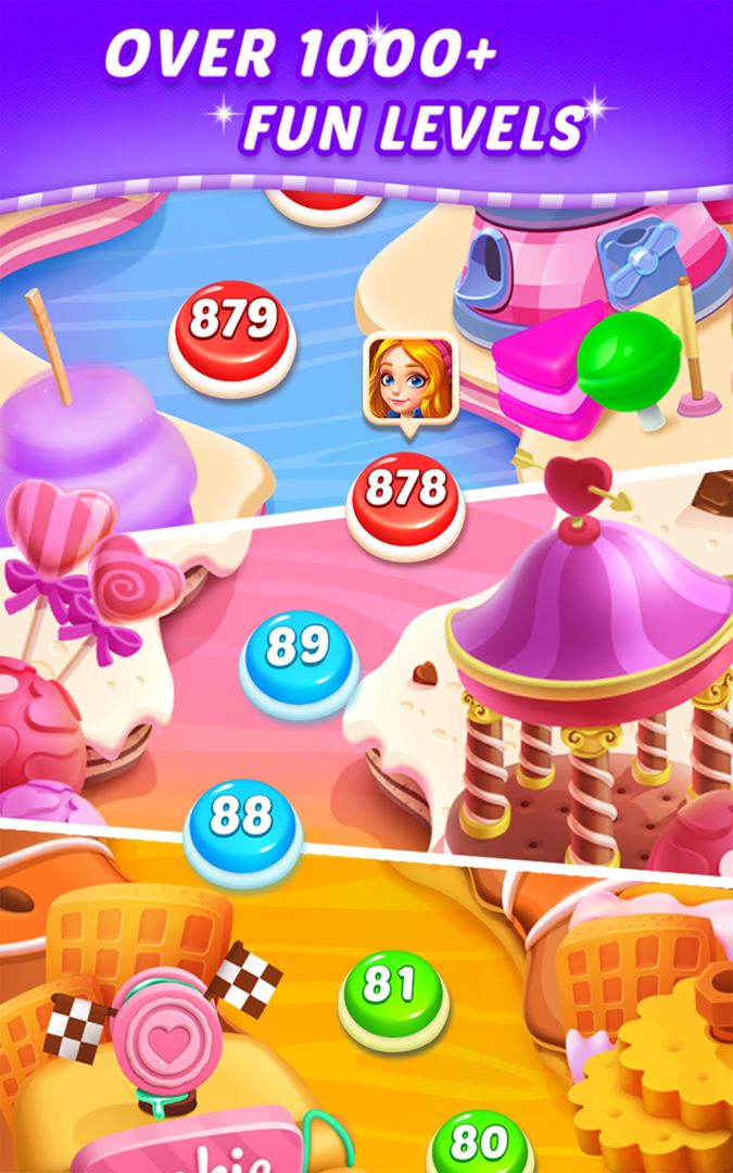 달콤한 사탕 퍼즐 게임 스크린 샷
