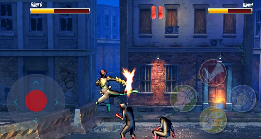 Screenshot of Rider OOO Fighter Heroes Henshin