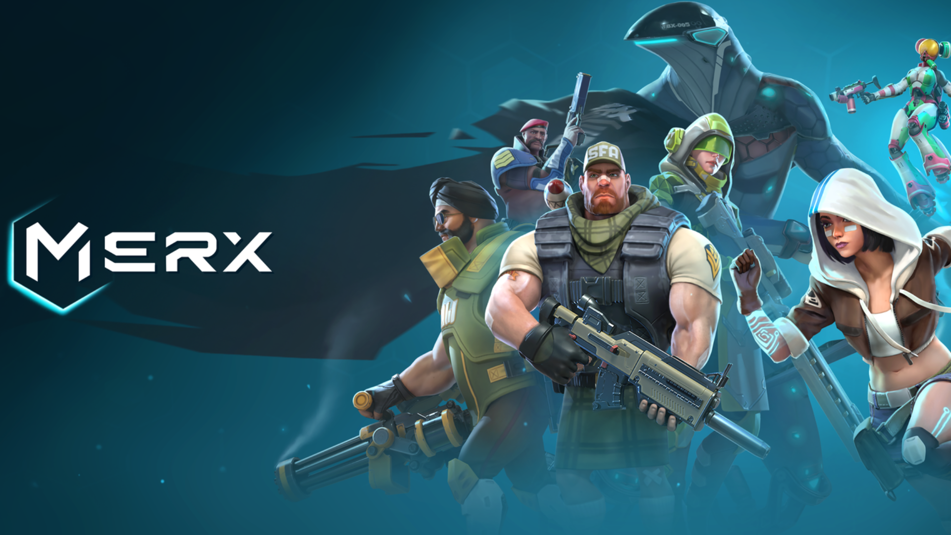 Banner of मेरएक्स: मल्टीप्लेयर PvP शूटर 1.0.52