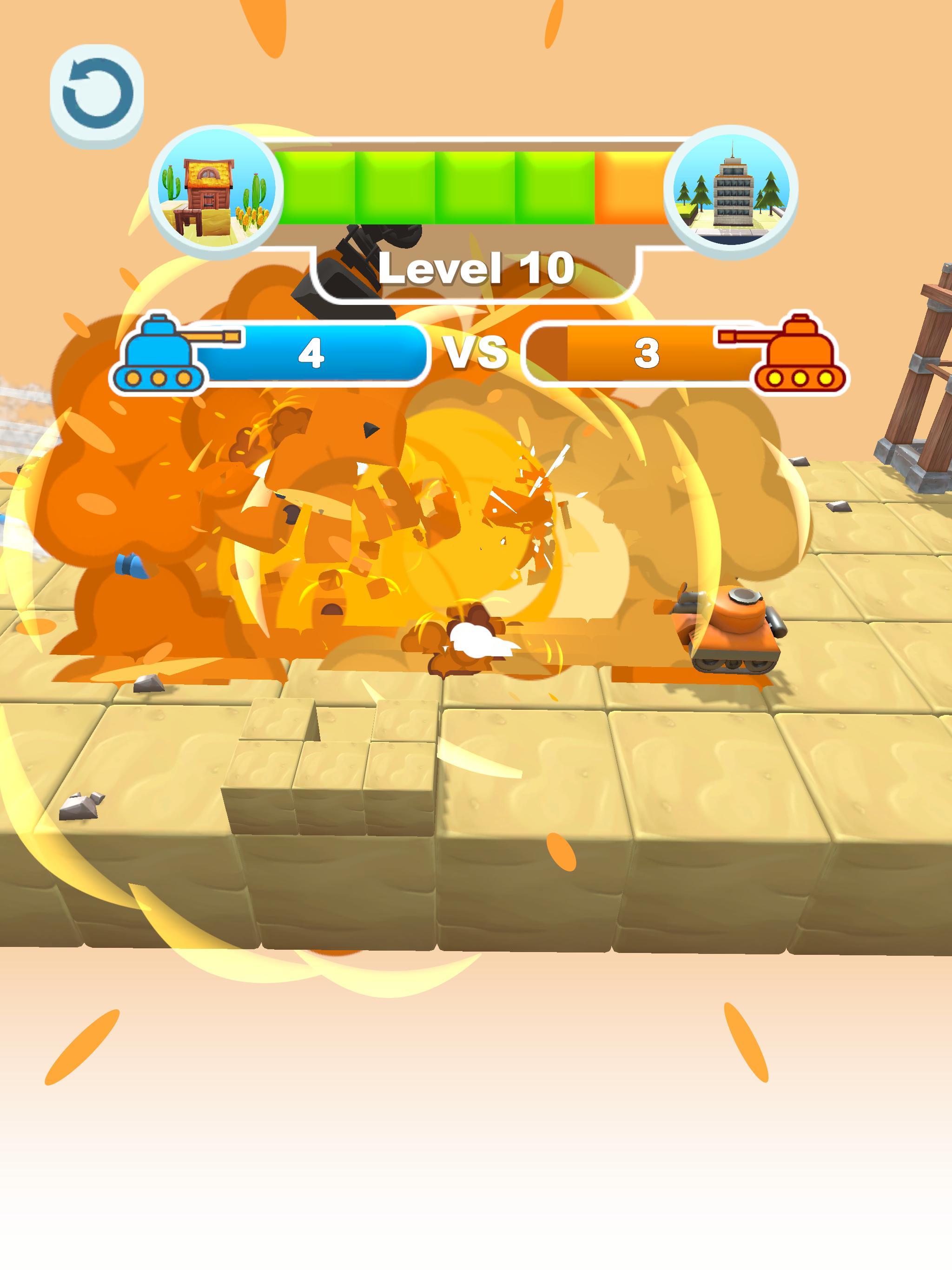 Merge Tank Master Game Screenshot