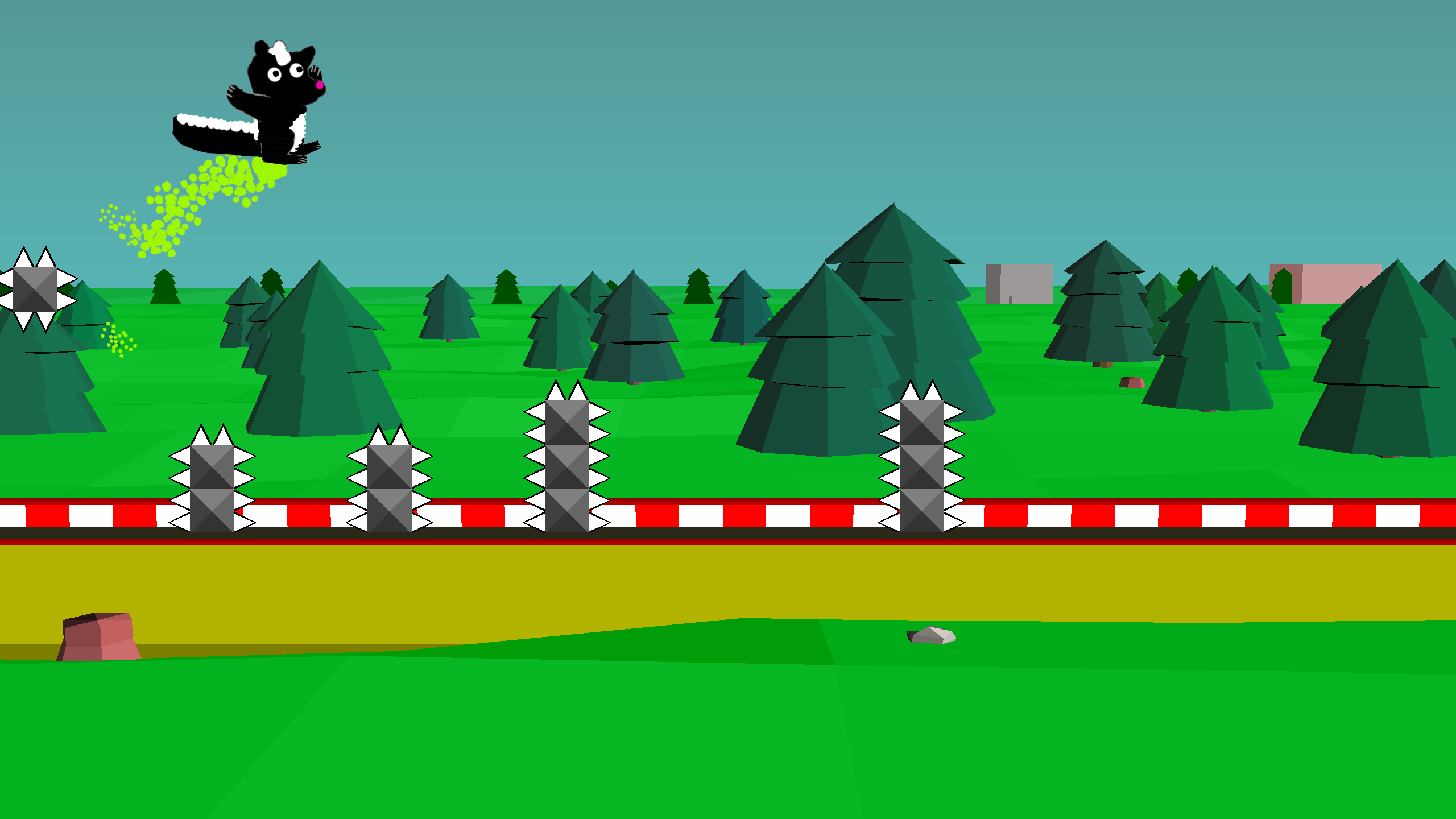 Jump Skunk - Animal Dash Game Screenshot