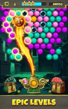 Bubble Shooter Legends Game Screenshot