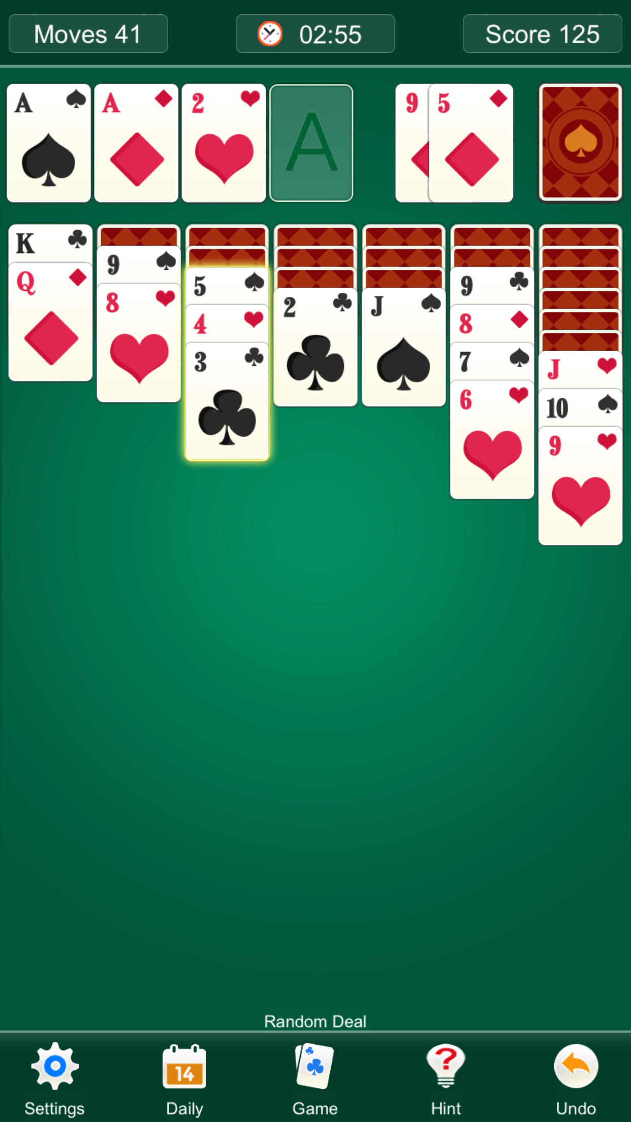 Screenshot of Solitaire - Solitaire Card Game