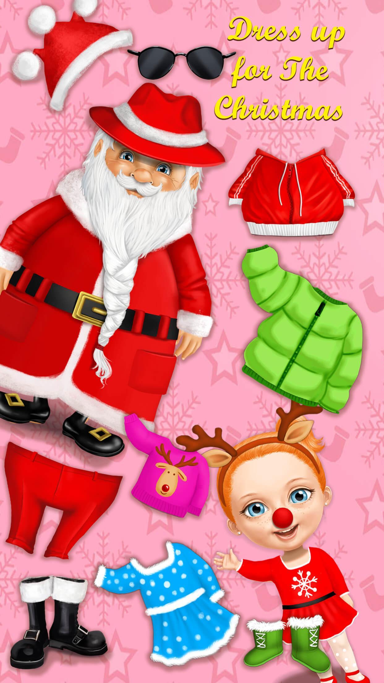 Cuplikan Layar Game Sweet Baby Girl Christmas 2