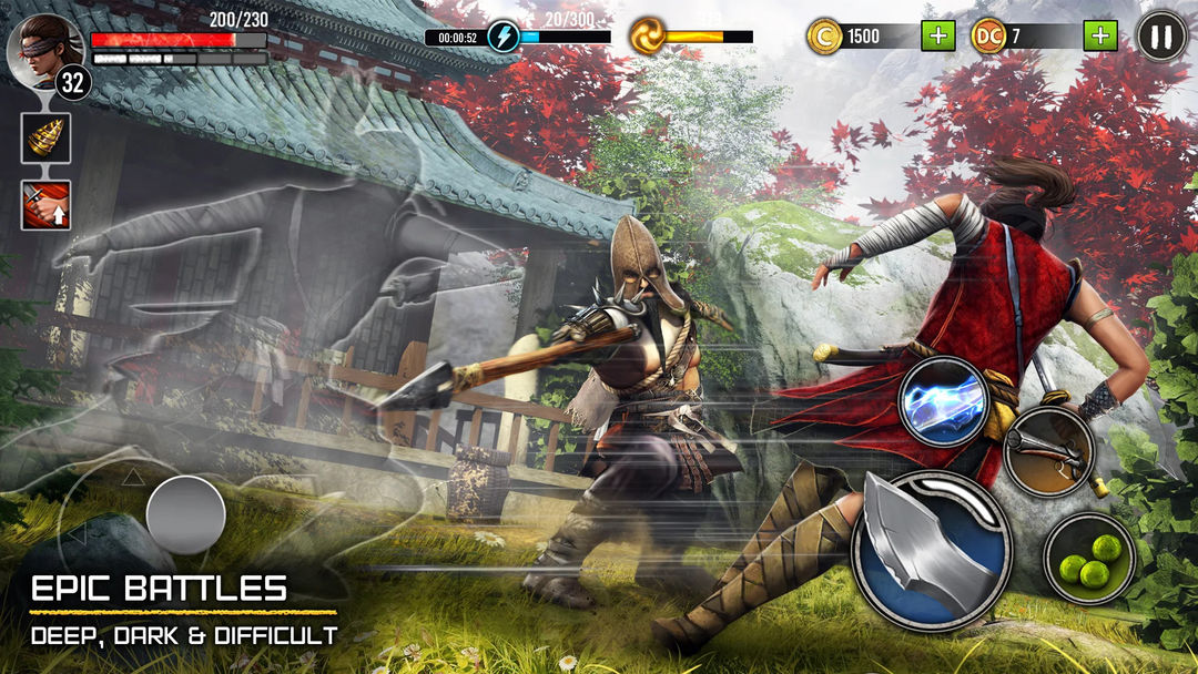 Screenshot of Ninja Ryuko: Shadow Ninja Game