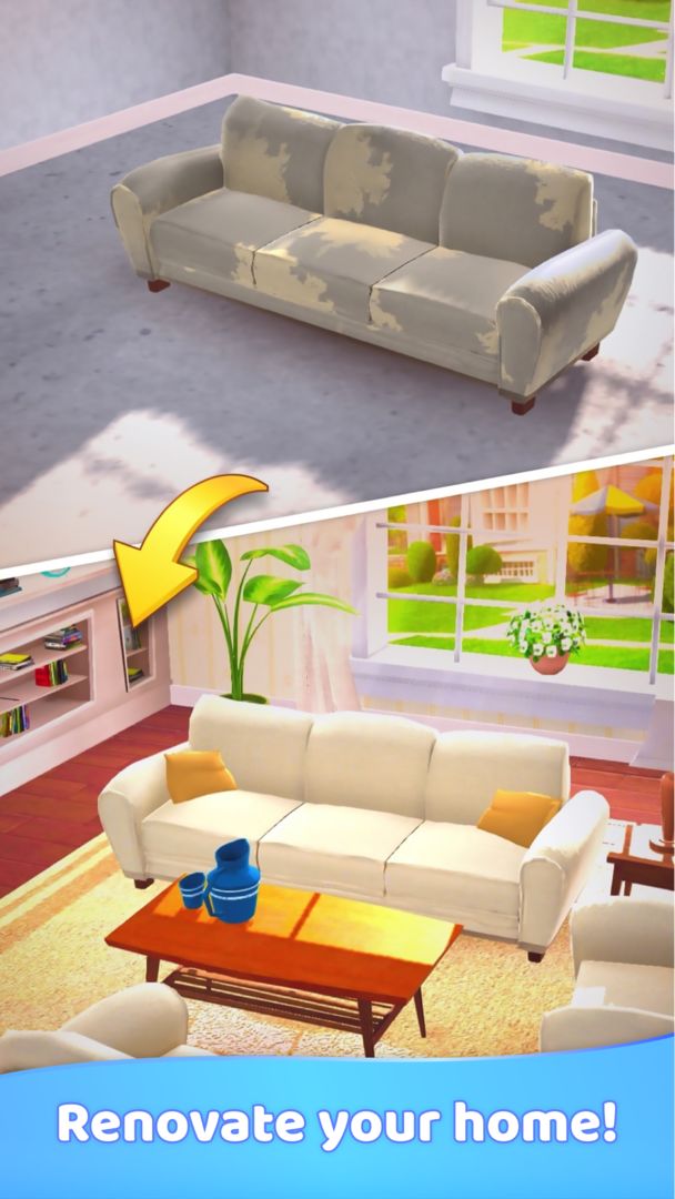 Merge Decor: Dream Home Design遊戲截圖