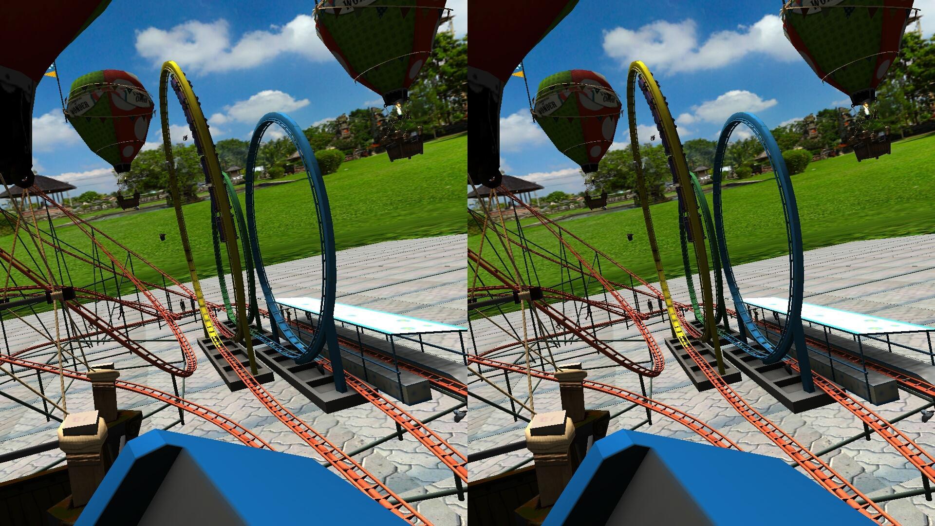 Roller Coaster Park: Fun Games ภาพหน้าจอเกม