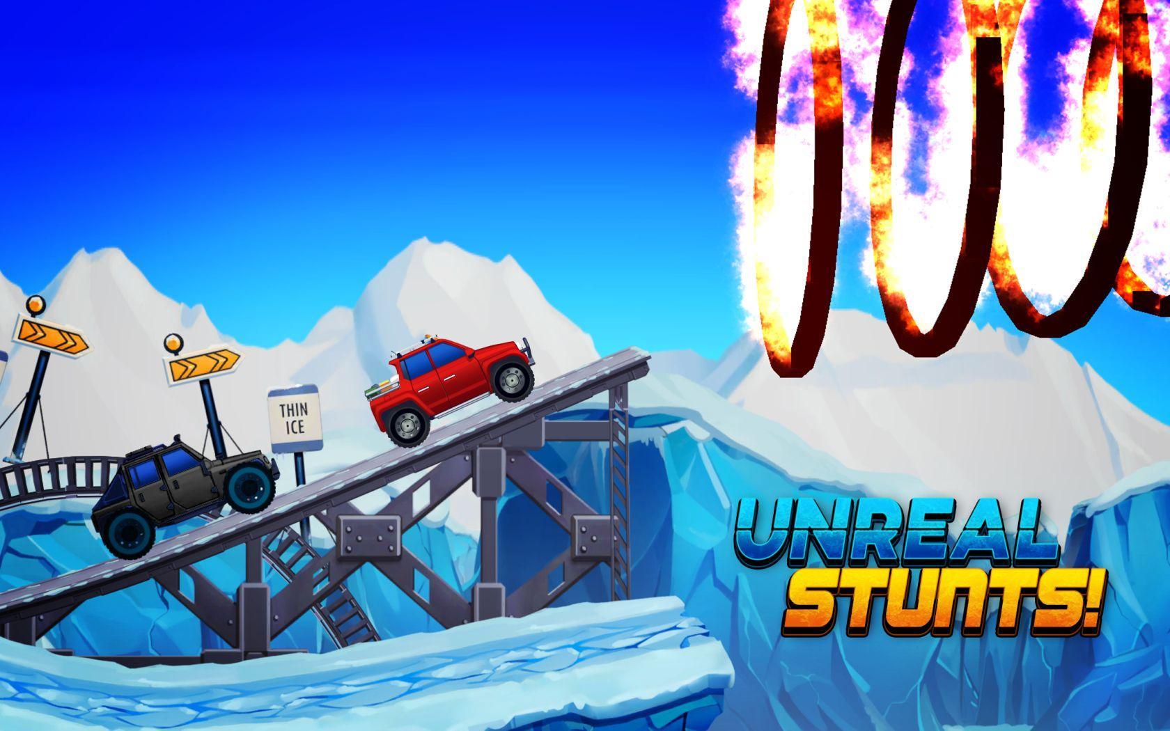 Arctic roads: car racing game 게임 스크린 샷