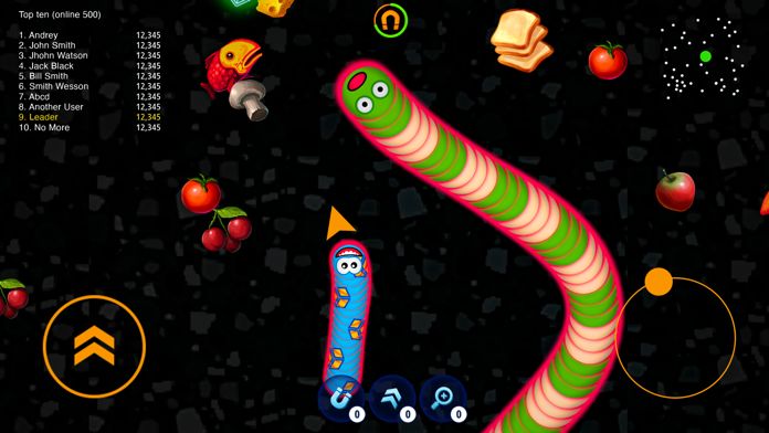 WormsZone.io - Hungry Snake遊戲截圖