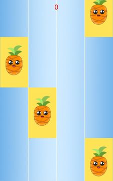 Pen Pineapple Piano Tiles Road Game Screenshot