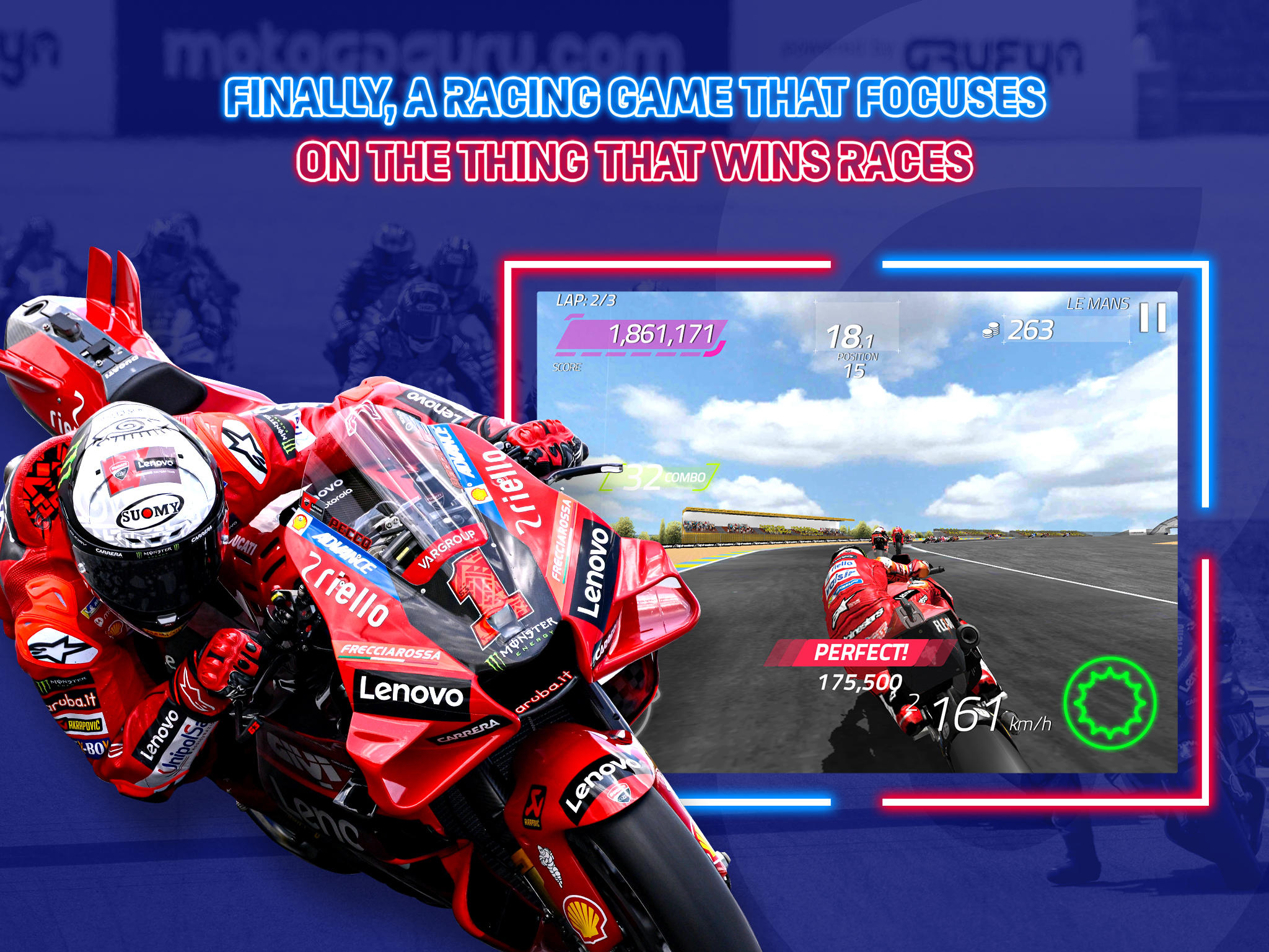 Screenshot of MotoGP Racing '23