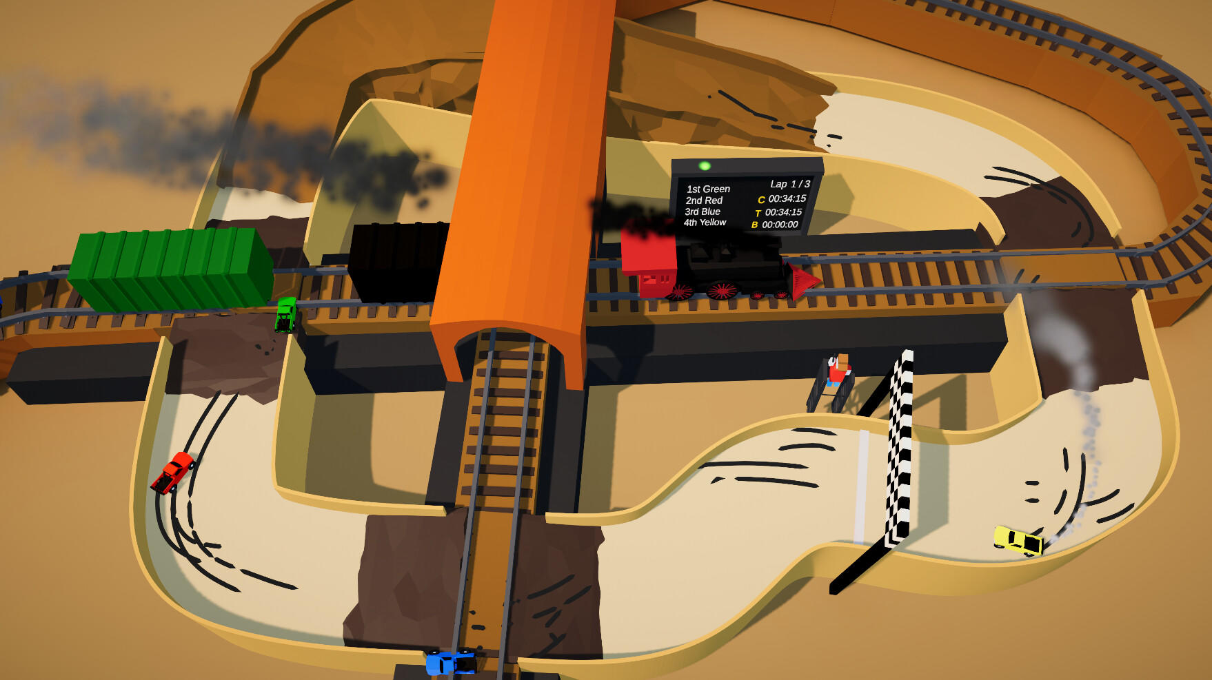 Screenshot of Retro Rally!