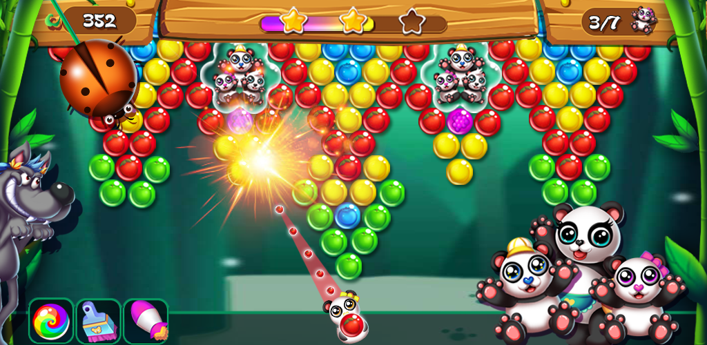 Banner of Панда Джунгли Bubble Shooter 1.8