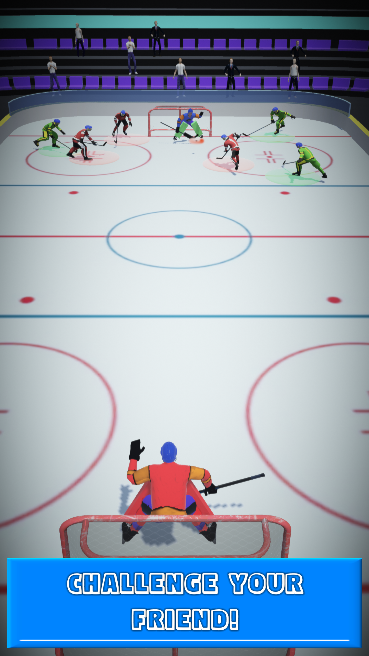 Screenshot 1 of Hockey de toque de arriba hacia abajo JcJ 10