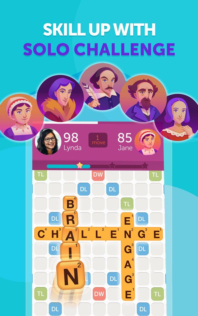 Screenshot of Words With Friends Crosswords