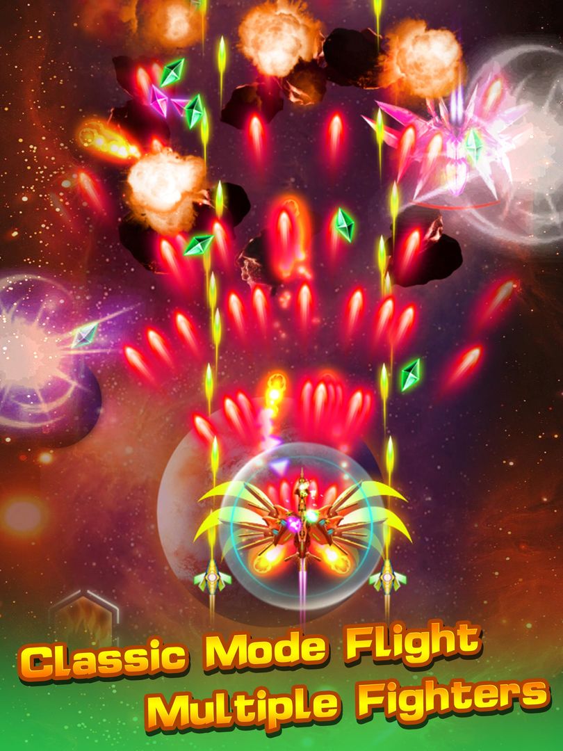雷電飛機 - 太空飛機射擊遊戲遊戲截圖