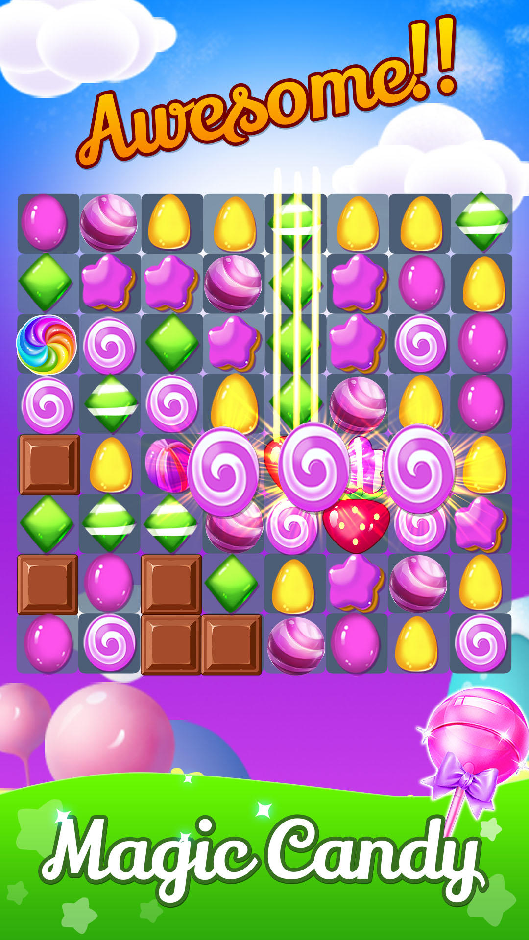 Screenshot of Sweet Candy Twist - Match 3