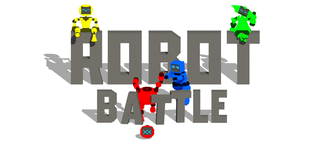 Banner of Robot Battle Gioco multiplayer offline per 1-4 giocatori 0.14