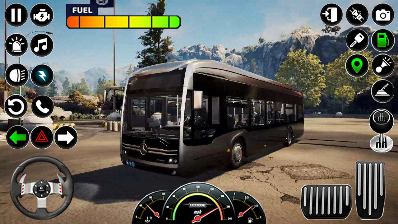 Cuplikan Layar Game Bus Simulator Tokyo