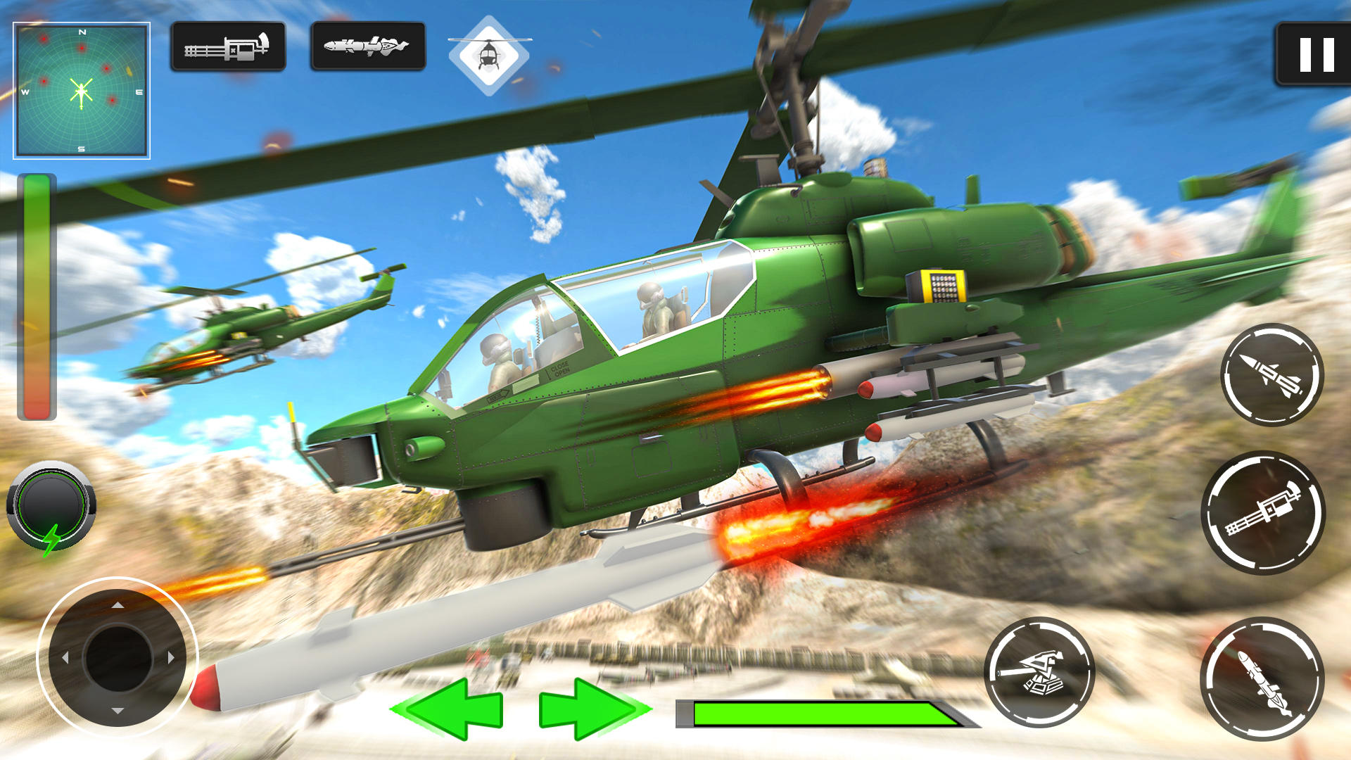 Gunship Battle Helicopter Game android iOS apk download for free