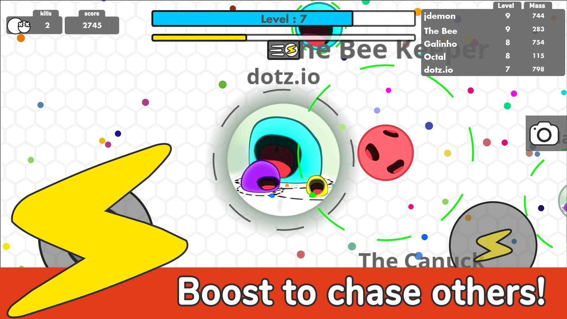 Dotz.io Dots Battle Arena Game Screenshot
