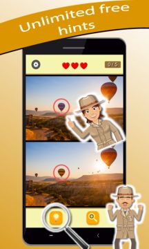 Cuplikan Layar Game Cari Perbedaan: Detektif