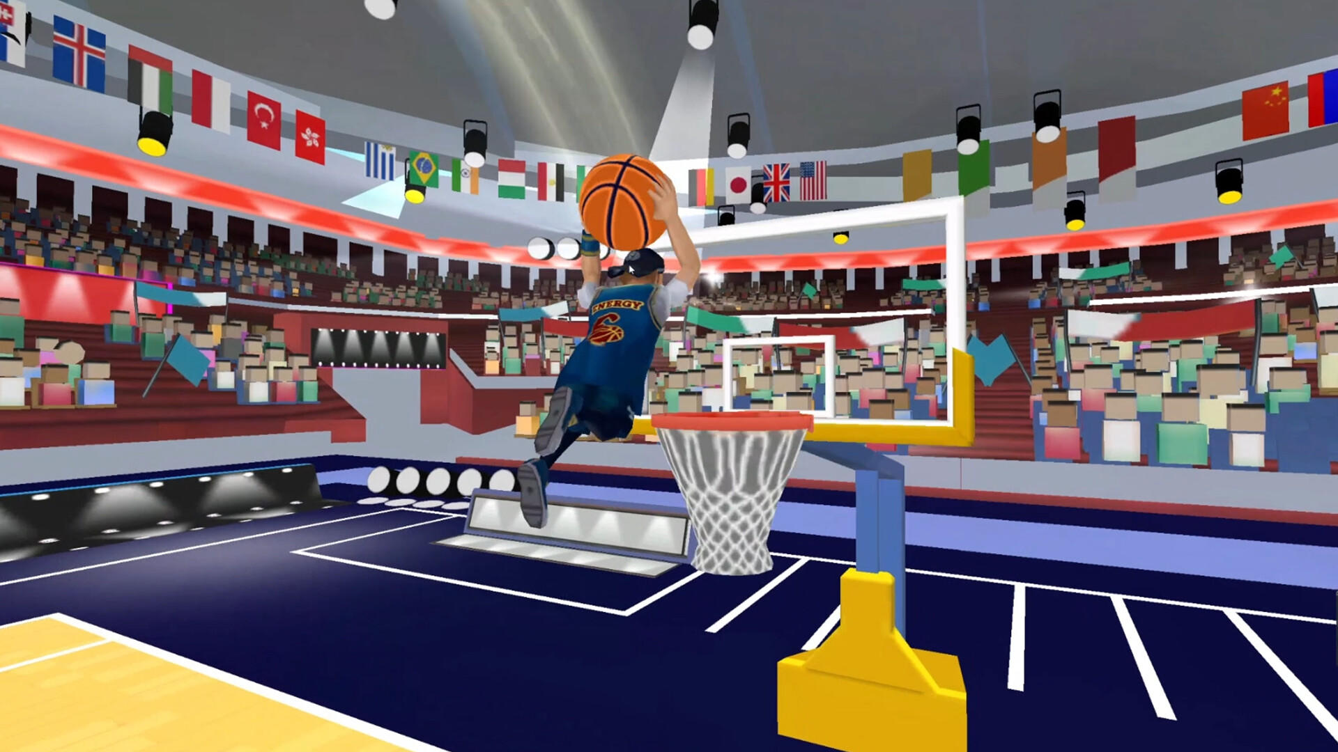 Screenshot of Slam Dunk Basketball