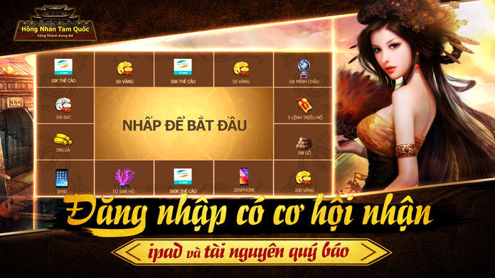 Hồng Nhan Tam Quốc screenshot game