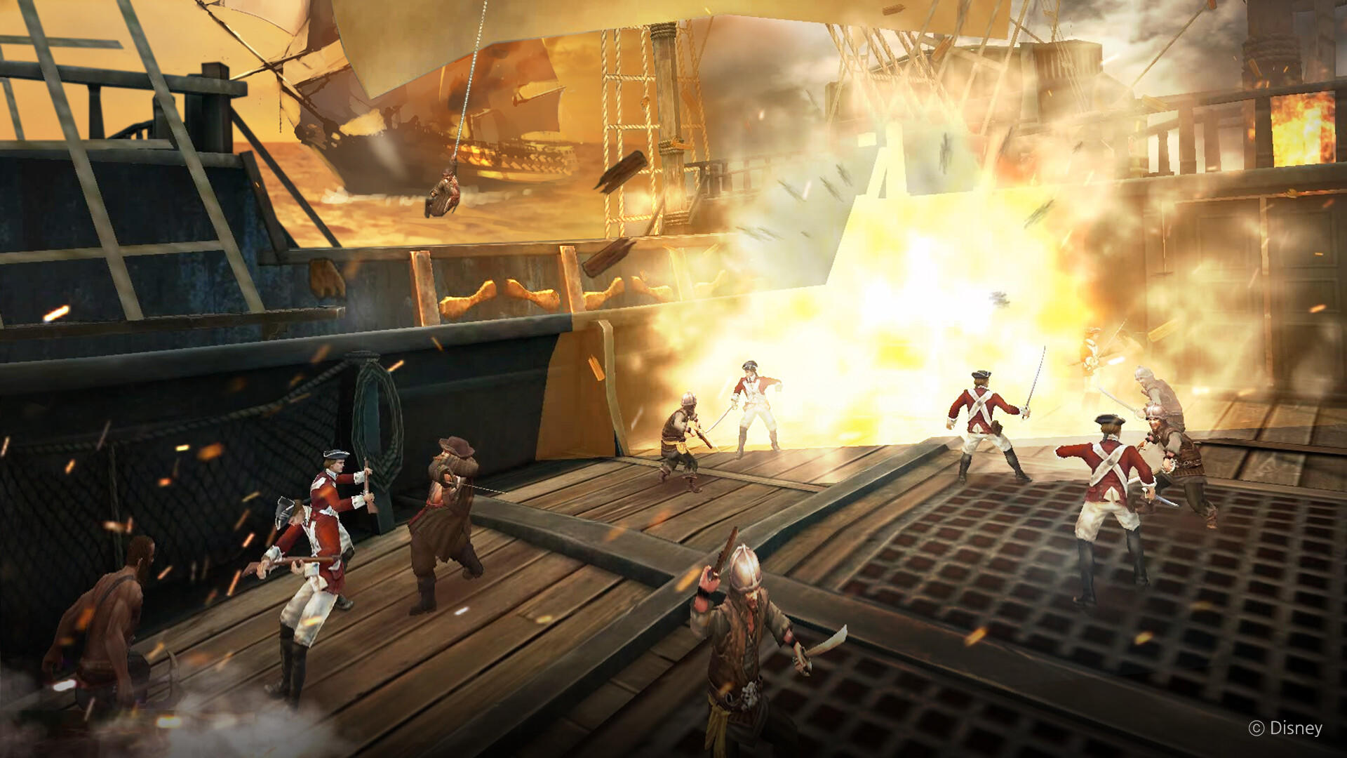 Pirates of the Caribbean: Tides of War Game Screenshot