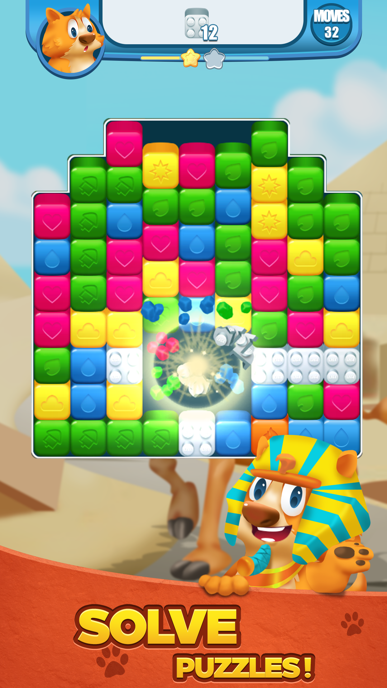 Block Blast Balloon Pop Game Screenshot