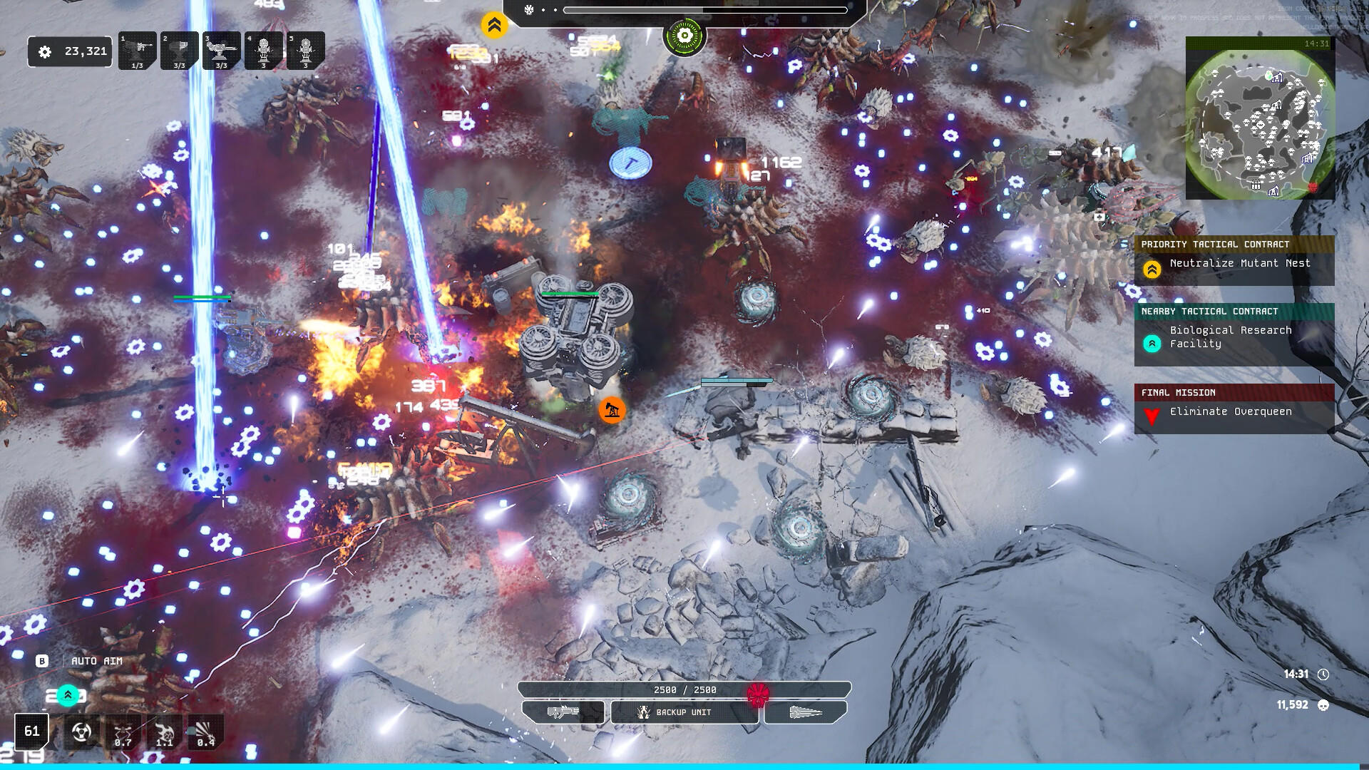 Iron Core: Mech Survivor Game Screenshot