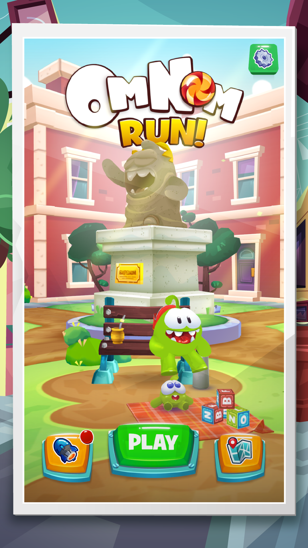 Om Nom Run 3: Speedrun Game Screenshot