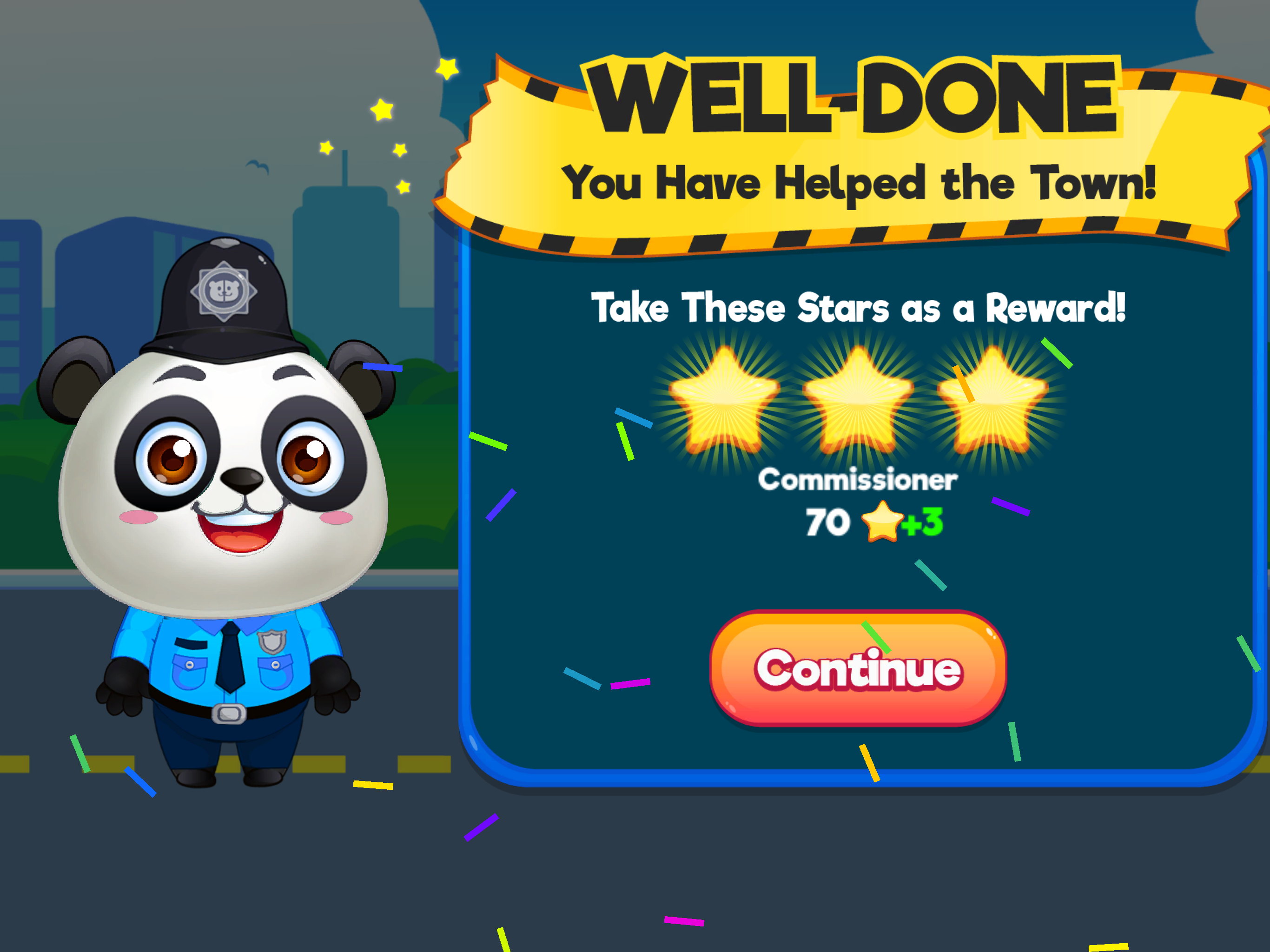 Panda Panda Police ภาพหน้าจอเกม