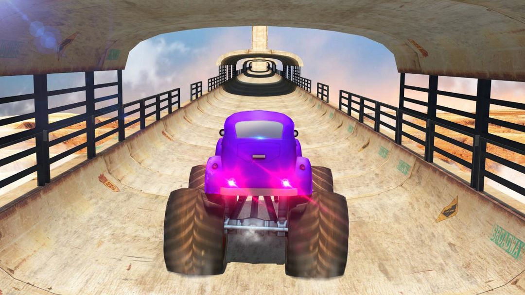 Vertical Ramp - Monster Truck Extreme Stunts screenshot game