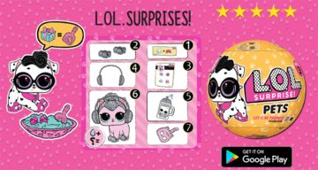 L,O,L Surprise Open New Eggs Doll Game Screenshot